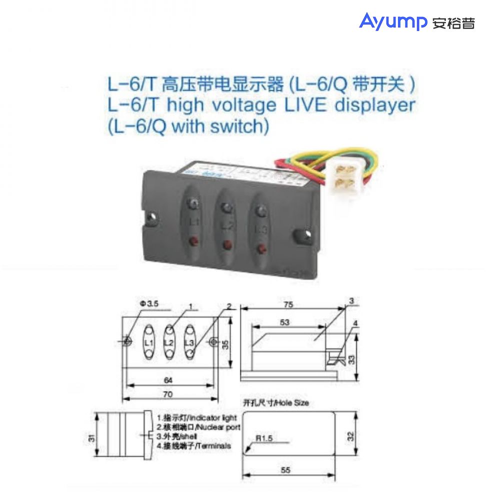 L-6/T高壓帶電顯示器(L-6/Q帶開關(guān))